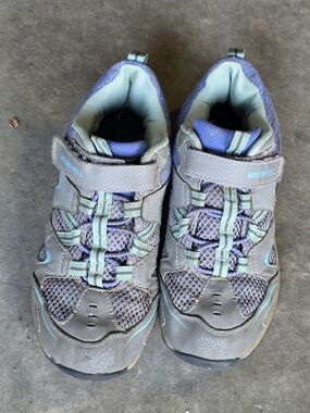 Merrell Kids Purple and Teal Outdoor Sneakers